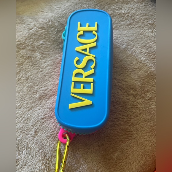 Super cute Versace Aviator sunglasses with rubber case NWOT - Picture 8 of 14